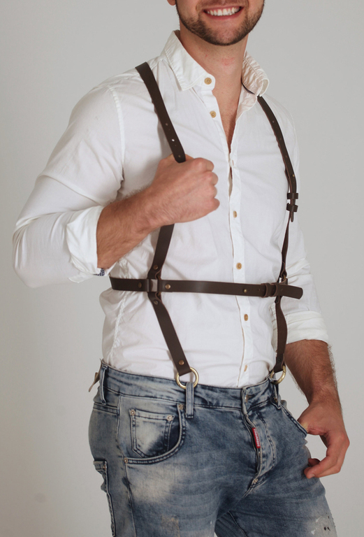 Портупея мужская из кожи Harness