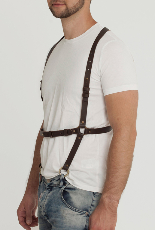 Портупея мужская из кожи Harness