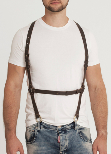 Портупея мужская из кожи Harness