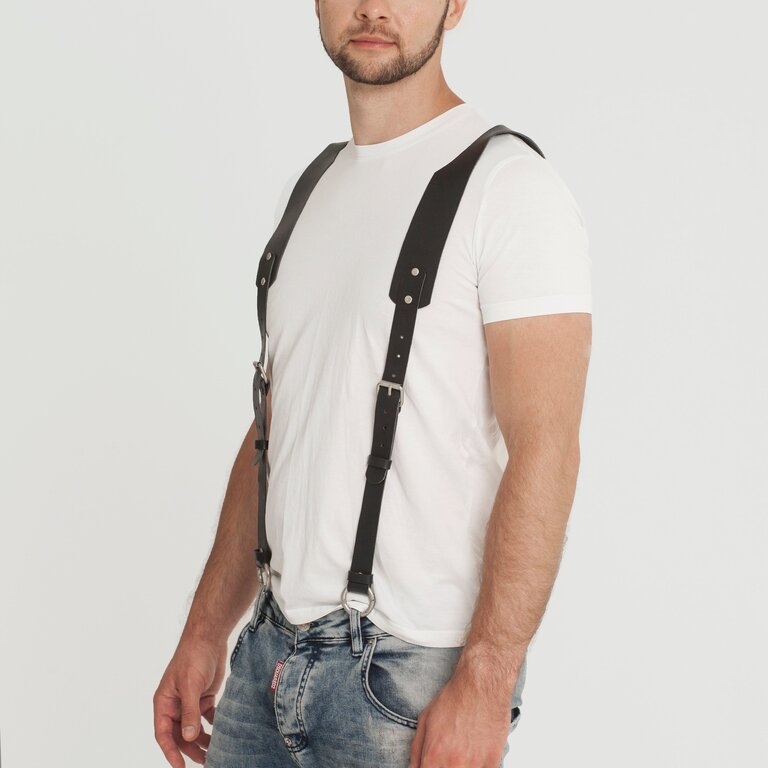 Портупея мужска кожаная Suspenders