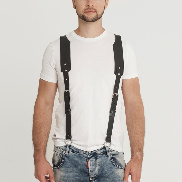 Портупея мужска кожаная Suspenders