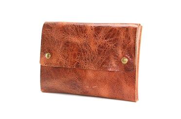 No. 1214 - Tablet Portfolio Case in Glazed Tan