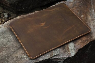 Personalized real Leather macbook sleeve case